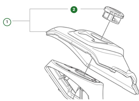 KNOB FILTER COVER , TH i gruppen Reservdelar Motorsågar / Husqvarna Motorsågar 500-serie / Reservdelar Husqvarna T540XP Mark III hos Motorsågsbutiken (5313890-01)