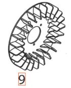 Flywheel Fan i gruppen Övriga Reservdelar / Reservdelar Husqvarna Snöslungor / Reservdelar Husqvarna ST424T hos Motorsågsbutiken (5324292-38)