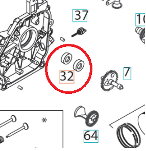 Tätning Kit i gruppen Övriga Reservdelar / Reservdelar Husqvarna Snöslungor / Reservdelar Husqvarna ST424T hos Motorsågsbutiken (5324292-83)