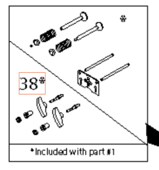 Rocker Arm Kit (Included With i gruppen Övriga Reservdelar / Reservdelar Husqvarna Snöslungor / Reservdelar Husqvarna ST427 hos Motorsågsbutiken (5324296-12)