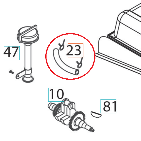 Fuel Hose Kit i gruppen Övriga Reservdelar / Reservdelar Husqvarna Snöslungor / Reservdelar Husqvarna ST427 hos Motorsågsbutiken (5324321-46)