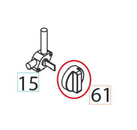 Fuel Knob-Snow i gruppen Övriga Reservdelar / Reservdelar Husqvarna Snöslungor / Reservdelar Husqvarna ST427 hos Motorsågsbutiken (5324327-52)