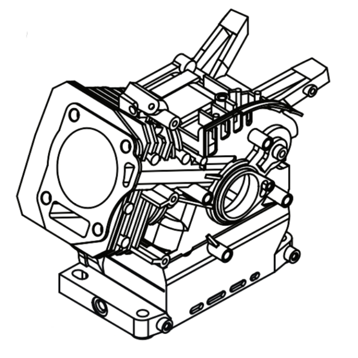 Cylinder i gruppen Övriga Reservdelar / Reservdelar Husqvarna Snöslungor / Reservdelar Husqvarna ST131 hos Motorsågsbutiken (5324365-67)