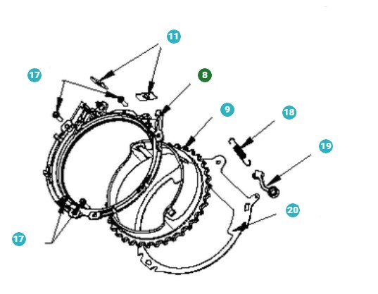 Ring i gruppen Övriga Reservdelar / Reservdelar Husqvarna Snöslungor / Reservdelar Husqvarna ST121E hos Motorsågsbutiken (5324439-38)