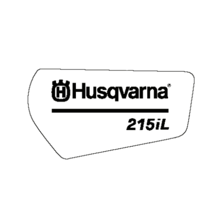 DECAL 215IL i gruppen Reservdelar Röjsågar / Röjsågar Husqvarna 200-serie / Reservdelar Husqvarna 215iL hos Motorsågsbutiken (5342214-01)