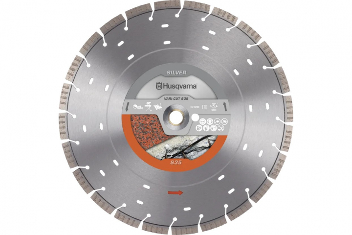 Husqvarna VARI-CUT S35 300mm i gruppen Anläggning / Husqvarna Kapmaskiner / Klingor till motorkap hos Motorsågsbutiken (5349720-10)