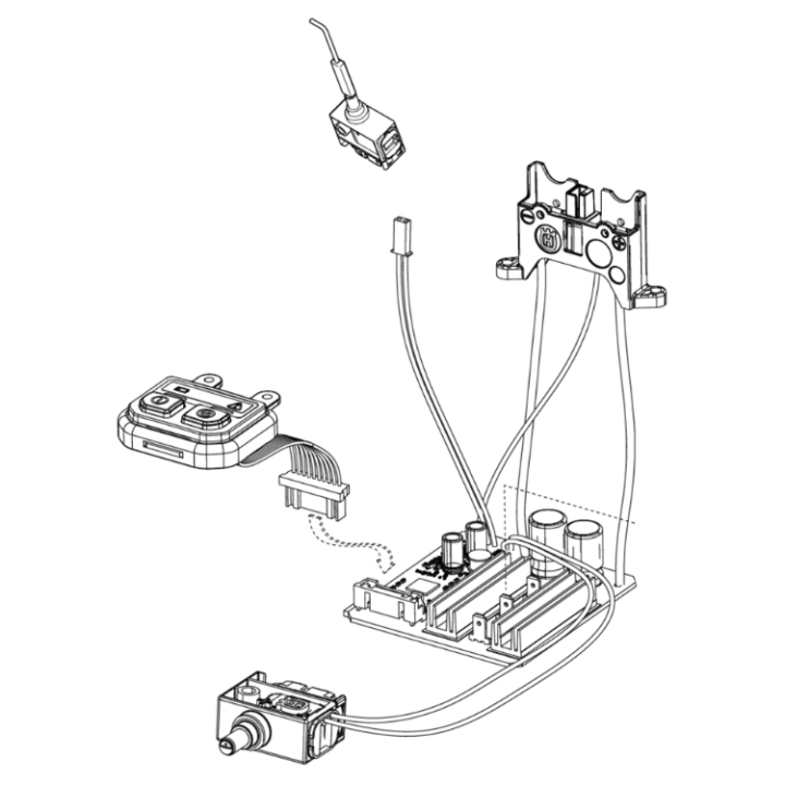 Electrical System G5,B 215Ihd i gruppen Övriga Reservdelar / Reservdelar Husqvarna Häcksaxar / Reservdelar Husqvarna 215iHD45 hos Motorsågsbutiken (5355860-01)