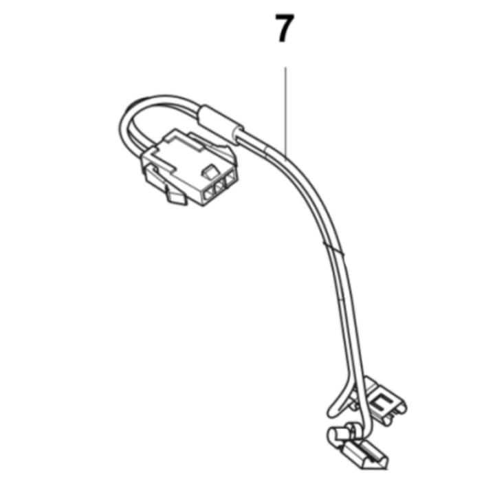 WIRING ASSY FILTER HOLDER i gruppen Reservdelar Motorsågar / Husqvarna Motorsågar 500-serie / Reservdelar Husqvarna 562XP/G Mark II hos Motorsågsbutiken (5360855-01)