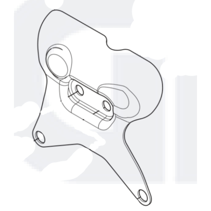 Fäste ljuddämpare i gruppen Reservdelar Motorsågar / Husqvarna Motorsågar 500-serie / Reservdelar Husqvarna 564XPG Fuel Inject hos Motorsågsbutiken (5361838-01)