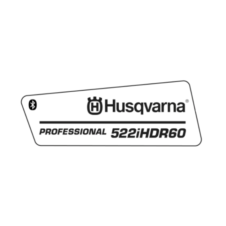 DECAL PRODUCT LEFT 522IHDR60 W i gruppen Övriga Reservdelar / Reservdelar Husqvarna Häcksaxar / Reservdelar Husqvarna 522iHDR60 hos Motorsågsbutiken (5362913-03)