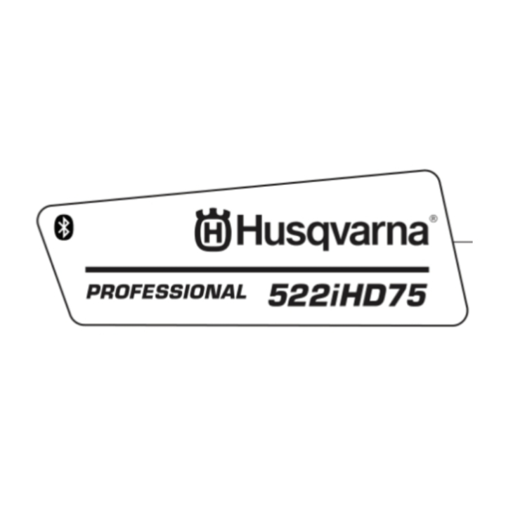 Decal Product Left 522Ihd75 Wi i gruppen Övriga Reservdelar / Reservdelar Husqvarna Häcksaxar / Reservdelar Husqvarna 522iHD75 hos Motorsågsbutiken (5362913-05)