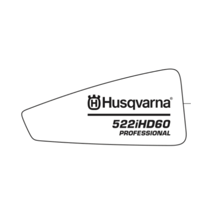 Decal Product Right 522Ihd60 W i gruppen Övriga Reservdelar / Reservdelar Husqvarna Häcksaxar / Reservdelar Husqvarna 522iHD60 hos Motorsågsbutiken (5362914-04)