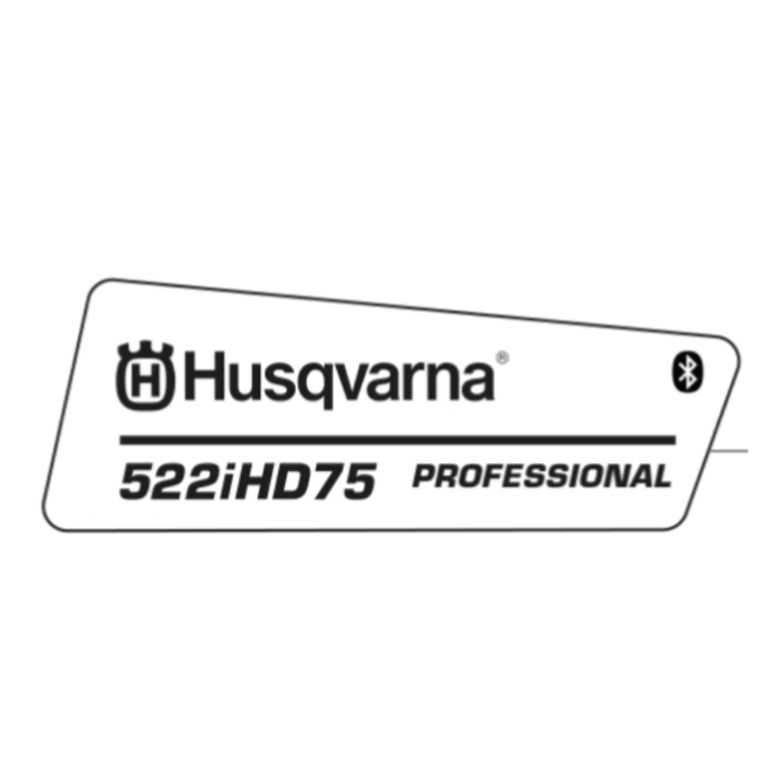 Decal Product Right 522Ihd75 W i gruppen Övriga Reservdelar / Reservdelar Husqvarna Häcksaxar / Reservdelar Husqvarna 522iHD75 hos Motorsågsbutiken (5362914-05)