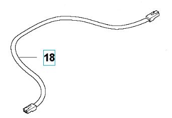 WIRING ASSY MODULAR JACK 8/8 R i gruppen  hos Motorsågsbutiken (5363561-01)