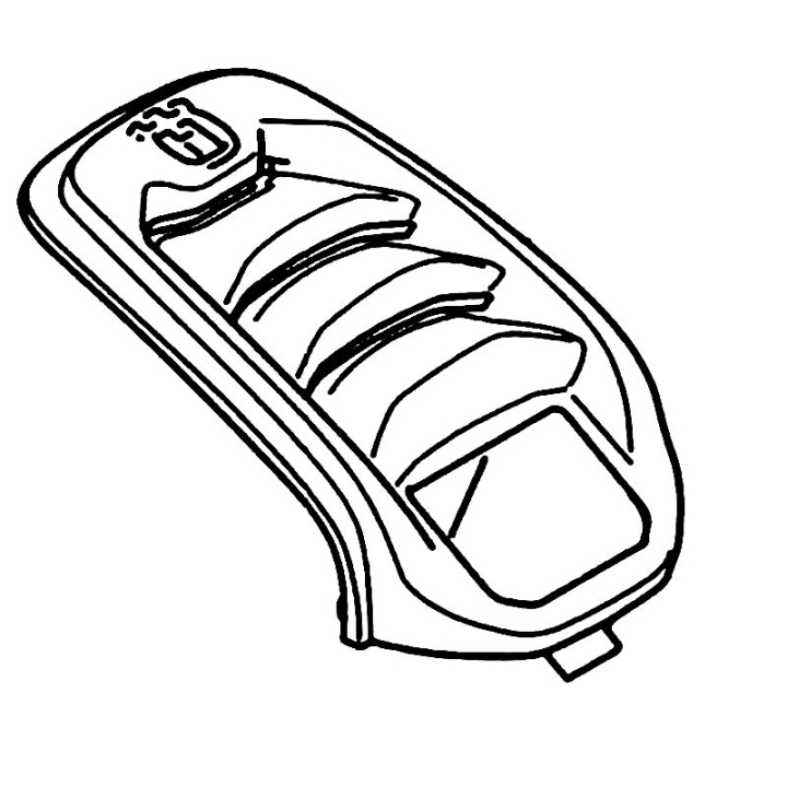 Cover Top i gruppen Reservdelar Motorsågar / Husqvarna Motorsågar 200-serie / Reservdelar Husqvarna 240i hos Motorsågsbutiken (5365770-01)