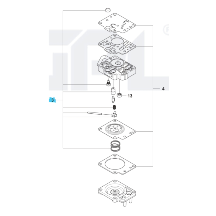 Reparationssats pump i gruppen Reservdelar Motorsågar / Husqvarna Motorsågar 500-serie / Reservdelar Husqvarna 564XPG Fuel Inject hos Motorsågsbutiken (5366907-01)