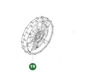 Drivhjul Gardena Sileno Max, Sileno Free i gruppen  hos Motorsågsbutiken (5368017-01)