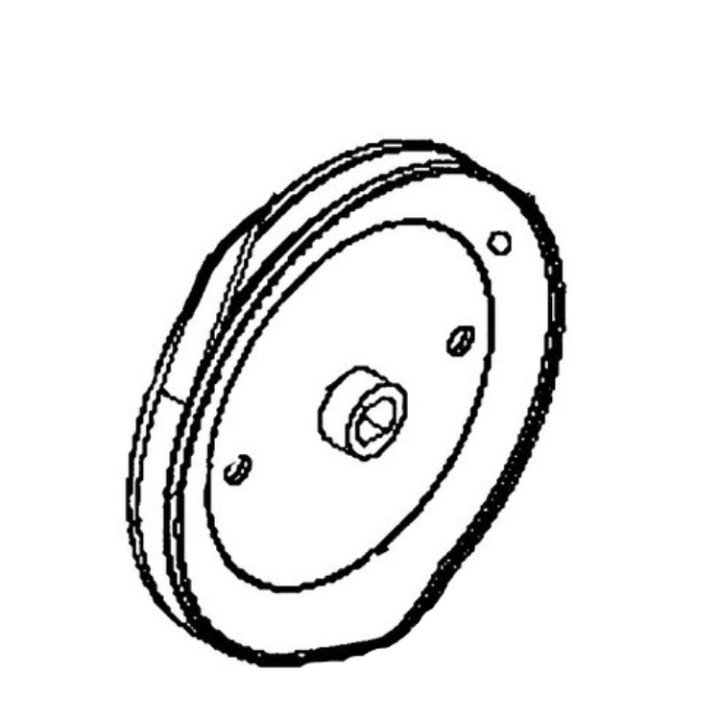 Pulley Impeller Dd Ext Al i gruppen Övriga Reservdelar / Reservdelar Husqvarna Snöslungor / Reservdelar Husqvarna ST224P hos Motorsågsbutiken (5368627-01)