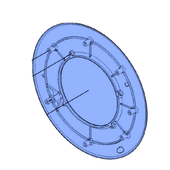Styrplåt i gruppen Övriga Reservdelar / Reservdelar Husqvarna Lövblåsare / Reservdelar Husqvarna 356BTx hos Motorsågsbutiken (5370573-01)