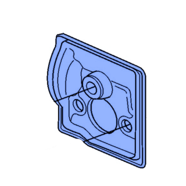 Luftfilterbotten i gruppen Reservdelar Motorsågar / Husqvarna Motorsågar 300-serie / Reservdelar Husqvarna 339XP hos Motorsågsbutiken (5370760-02)