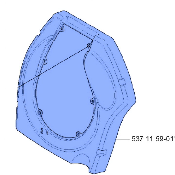 Lock i gruppen Övriga Reservdelar / Reservdelar Husqvarna Lövblåsare / Reservdelar Husqvarna 356BTx hos Motorsågsbutiken (5371159-01)