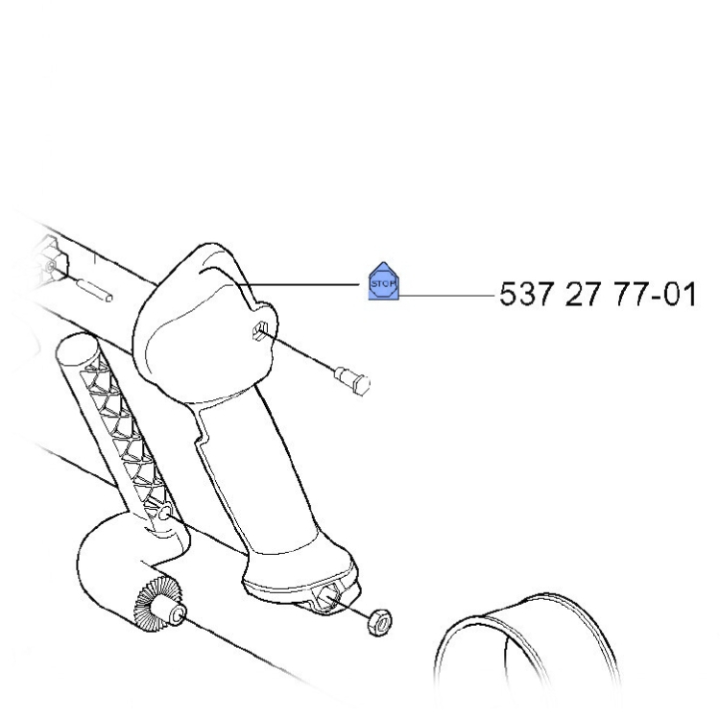 Knapp i gruppen Övriga Reservdelar / Reservdelar Husqvarna Lövblåsare / Reservdelar Husqvarna 356BTx hos Motorsågsbutiken (5372777-01)