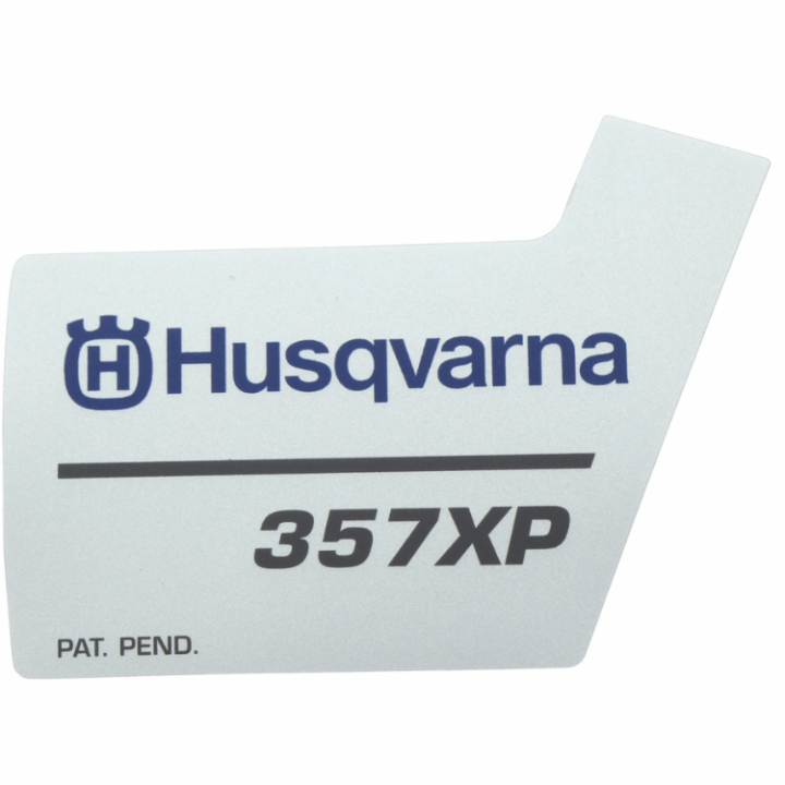 Dekal 5373248-01 i gruppen Reservdelar Motorsågar / Husqvarna Motorsågar 300-serie / Reservdelar Husqvarna 357XP hos Motorsågsbutiken (5373248-01)