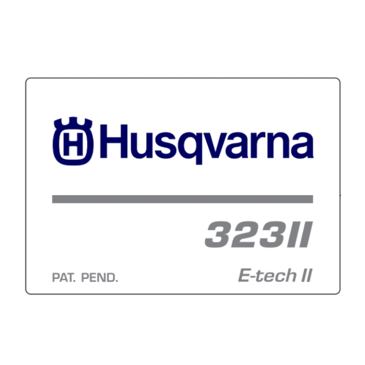 Dekal i gruppen Reservdelar Röjsågar / Röjsågar Husqvarna 300-serie / Reservdelar Husqvarna 327RX hos Motorsågsbutiken (5373534-58)