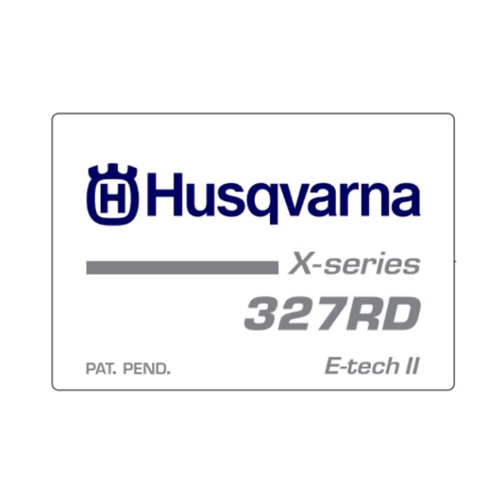Dekal i gruppen Reservdelar Röjsågar / Röjsågar Husqvarna 300-serie / Reservdelar Husqvarna 327RX hos Motorsågsbutiken (5373534-60)