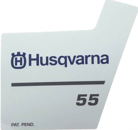 Dekal 5373598-01 i gruppen Reservdelar Motorsågar / Husqvarna Motorsågar 500-serie / Reservdelar Husqvarna 55 hos Motorsågsbutiken (5373598-01)