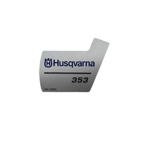 Dekal 5373705-10 i gruppen Reservdelar Motorsågar / Husqvarna Motorsågar 300-serie / Reservdelar Husqvarna 353 / G / E-tech / Triobrake hos Motorsågsbutiken (5373705-10)