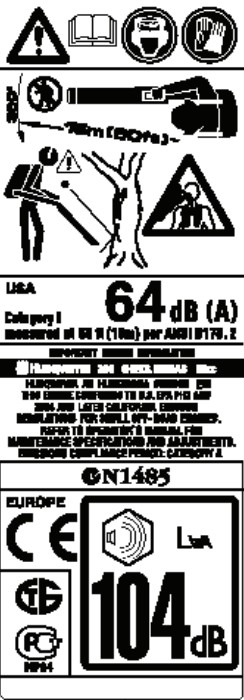 Dekal i gruppen Övriga Reservdelar / Reservdelar Husqvarna Lövblåsare / Reservdelar Husqvarna 356BTx hos Motorsågsbutiken (5374028-01)