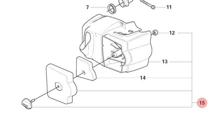 Cylinderkåpa Kpl i gruppen  hos Motorsågsbutiken (5374120-04)
