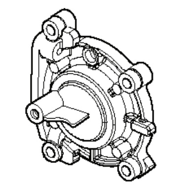 Lock, Vevhus i gruppen Övriga Reservdelar / Reservdelar Husqvarna Lövblåsare / Reservdelar Husqvarna 356BTx hos Motorsågsbutiken (5374149-01)