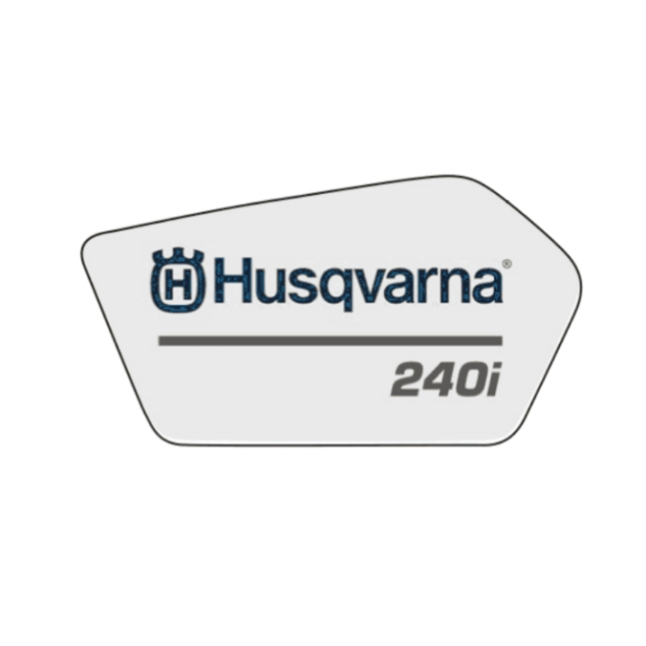 LABEL BRAND DECAL i gruppen Reservdelar Motorsågar / Husqvarna Motorsågar 200-serie / Reservdelar Husqvarna 240i hos Motorsågsbutiken (5375112-02)