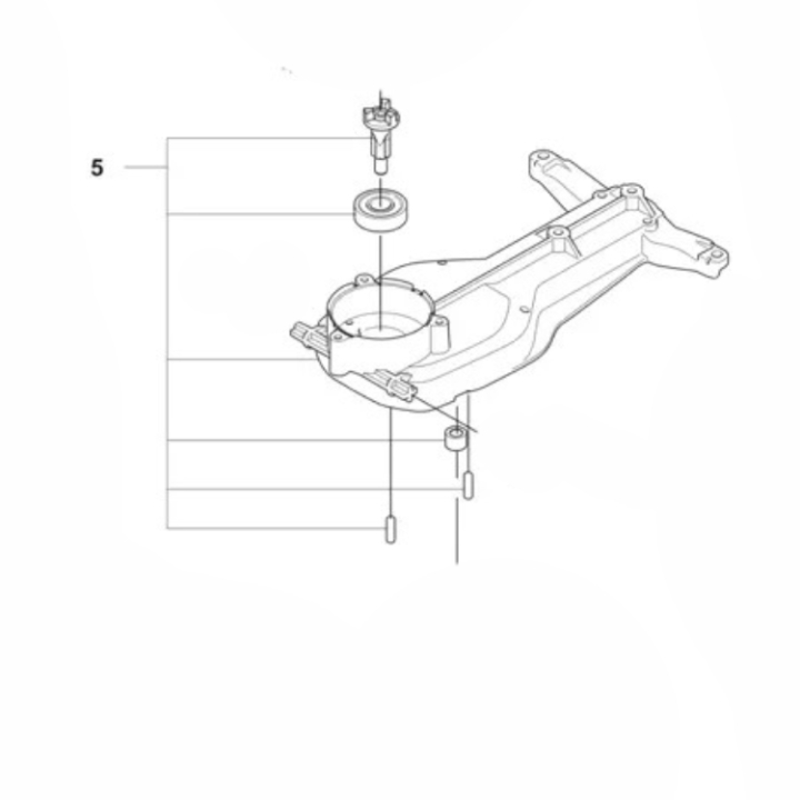 GEARBOX ASSY AGATON 300WP i gruppen Övriga Reservdelar / Reservdelar Husqvarna Häcksaxar / Reservdelar Husqvarna 322iHD60 hos Motorsågsbutiken (5375199-01)
