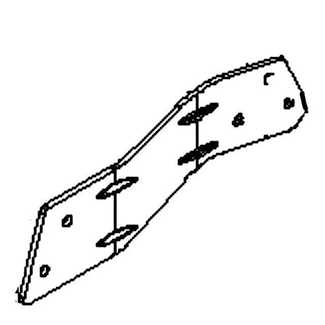 BRACKET BRACKET LH,FRONT,BAGGE i gruppen  hos Motorsågsbutiken (5375940-01)