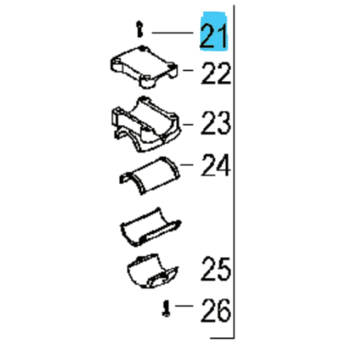 Skruv i gruppen Reservdelar Röjsågar / Reservdelar Partner Röjsågar / Reservdelar Partner BA407BT hos Motorsågsbutiken (5382290-77)