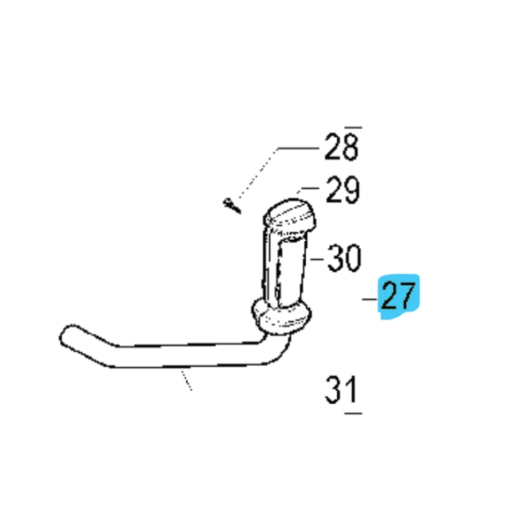 Styre i gruppen Reservdelar Röjsågar / Reservdelar Partner Röjsågar / Reservdelar Partner B407B hos Motorsågsbutiken (5382426-13)