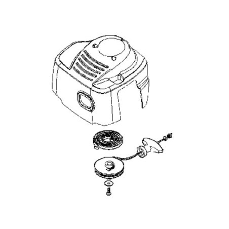 Startapparat i gruppen Övriga Reservdelar / Reservdelar Partner Häcksaxar / Reservdelar Partner HG550 hos Motorsågsbutiken (5382432-53)