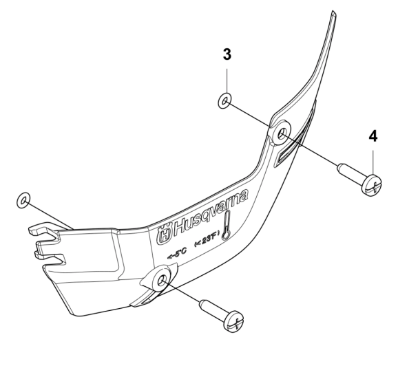 Vintersats 564XP/564XPG i gruppen Reservdelar Motorsågar / Husqvarna Motorsågar 500-serie / Reservdelar Husqvarna 564XPG Fuel Inject hos Motorsågsbutiken (5388825-01)
