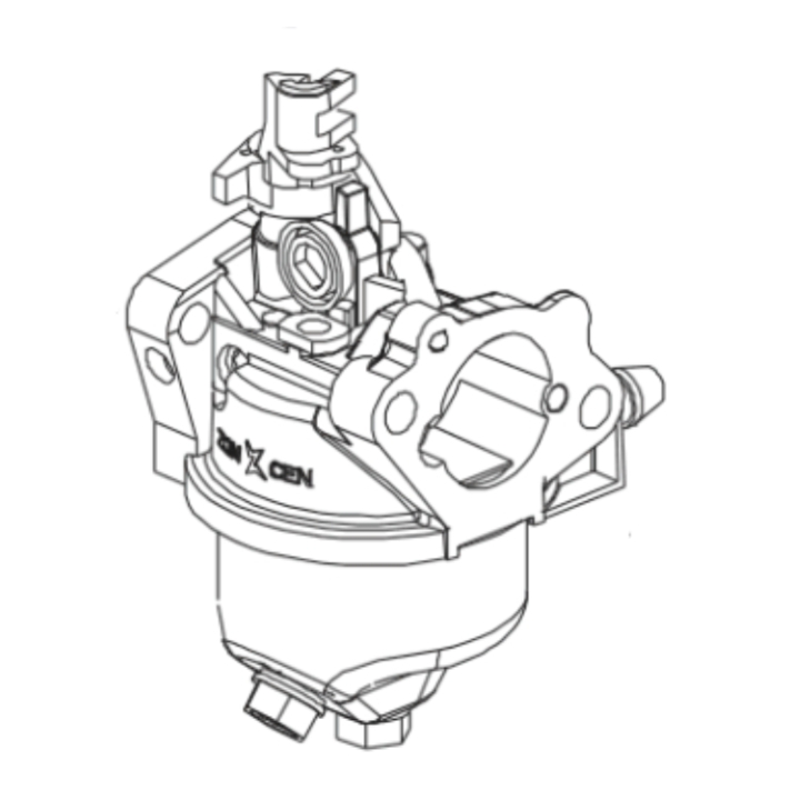 CARBURETTOR CARBURETTOR HS 123 i gruppen  hos Motorsågsbutiken (5389681-01)
