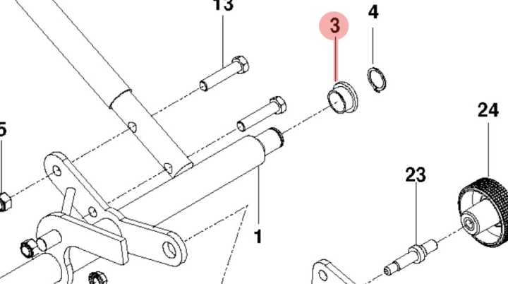Bearing, Flange i gruppen  hos Motorsågsbutiken (5391128-95)