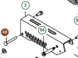 3/8-16 X 3` CARR BOLT i gruppen  hos Motorsågsbutiken (5391227-28)