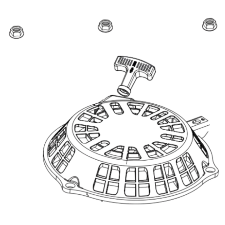 STARTER HANDLE i gruppen  hos Motorsågsbutiken (5401059-01)