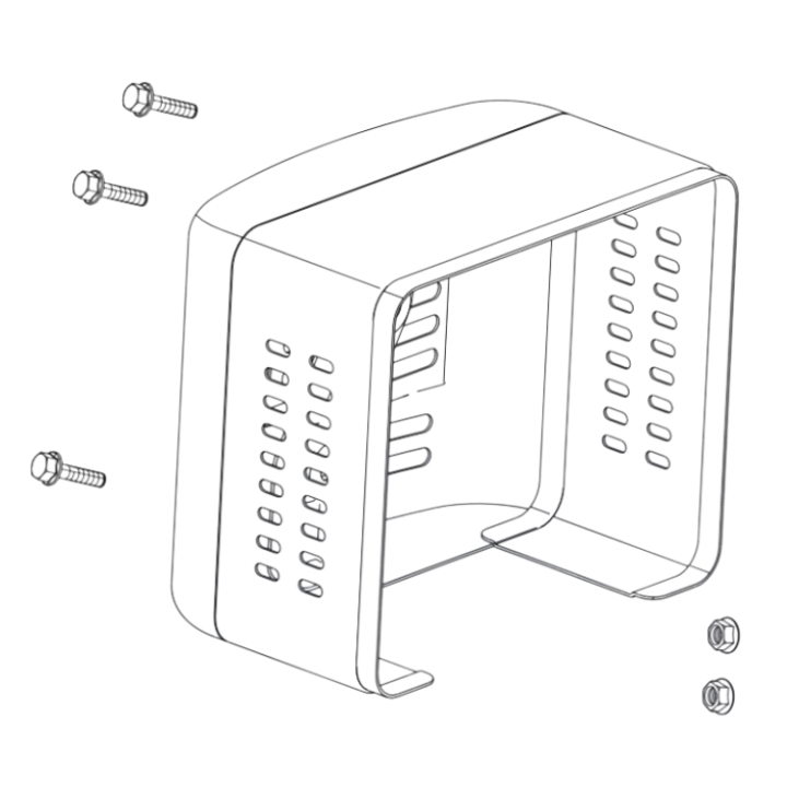 COVER MUFFLER i gruppen  hos Motorsågsbutiken (5401091-01)