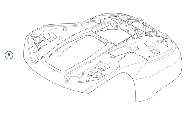 Kaross Automower R6V, 308V, 312V i gruppen  hos Motorsågsbutiken (5401418-01)