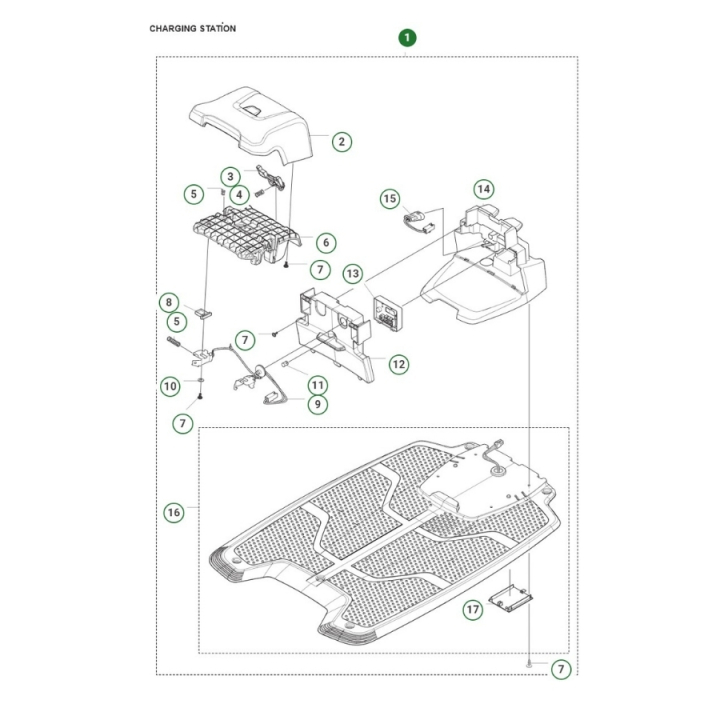 Laddstation Automower R6V, 308V, 312V i gruppen  hos Motorsågsbutiken (5401597-01)