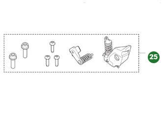 Vibrationsisolator Husqvarna 564XP/G i gruppen Reservdelar Motorsågar / Husqvarna Motorsågar 500-serie / Reservdelar Husqvarna 564XPG Fuel Inject hos Motorsågsbutiken (5401800-01)