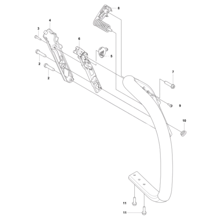 Handtagskit värmehandtag 564XPG i gruppen Reservdelar Motorsågar / Husqvarna Motorsågar 500-serie / Reservdelar Husqvarna 564XPG Fuel Inject hos Motorsågsbutiken (5401943-02)